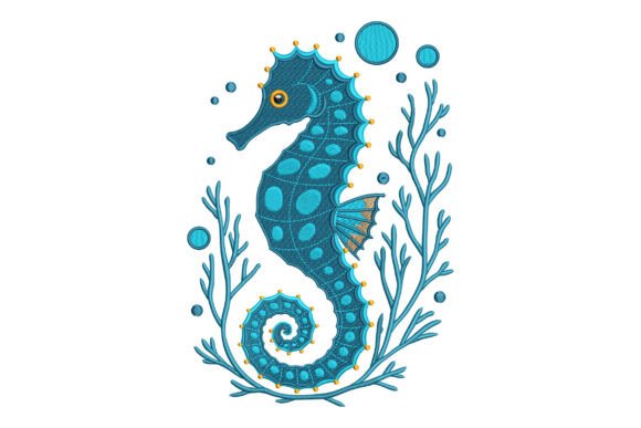 Blue Seahorse Embroidery: A Holiday Collection Review