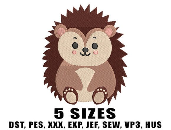 Cute Fall Hedgehog Embroidery Design Review