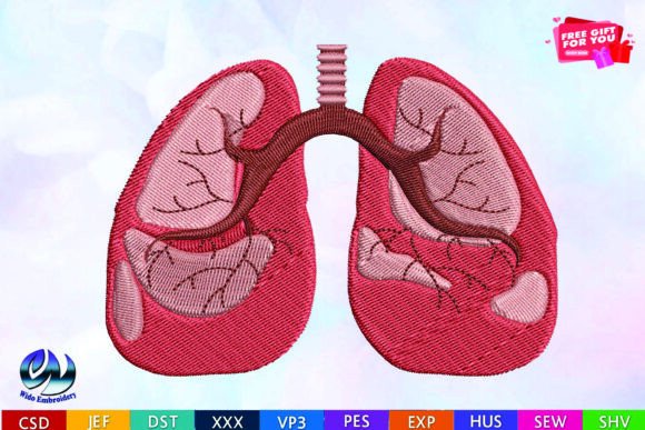Lungs Embroidery Design: A Boutique Sweatshirt Review