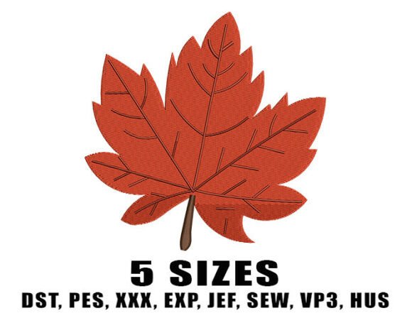 Maple Leaf Fall Embroidery Design Review