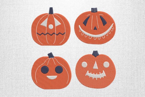 Pumpkin Faces Embroidery Design Set Review