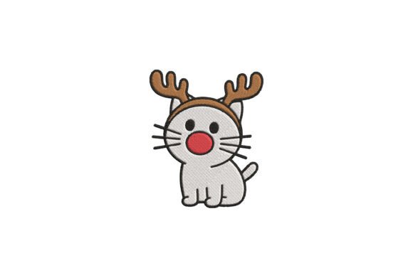 Reindeer Cat Christmas Embroidery Review
