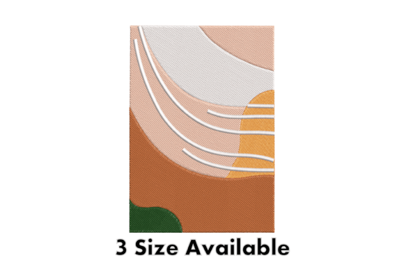 Review: Abstract Minimal Embroidery Pattern for Modern Gifts