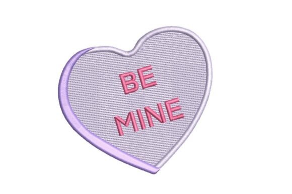 Review: Be Mine Conversation Heart Embroidery Design