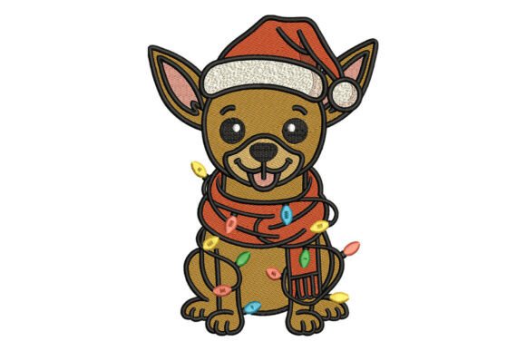 Review: Christmas Chihuahua Embroidery for Boutique Sweatshirts