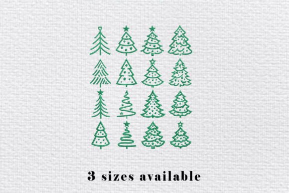 Review: Christmas Tree Outline Embroidery Set