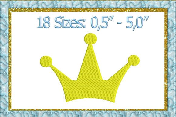 Review: Crown Mini Machine Embroidery Design