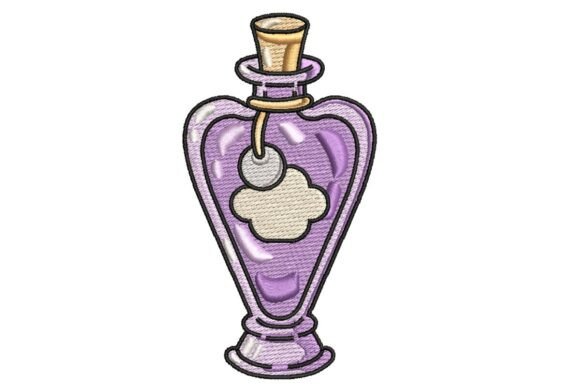 Review: Elegant Purple Potion Bottle Design