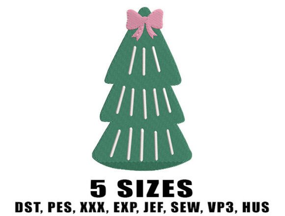 Review: Green Seasonal Tree Embroidery Design