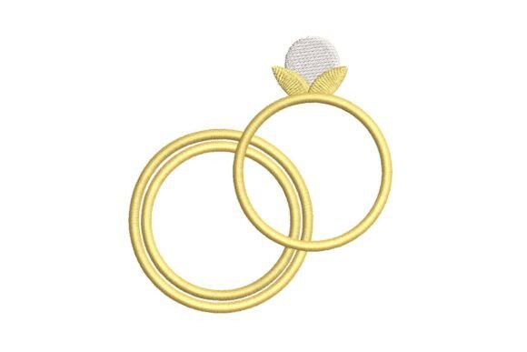 Review: Interlocking Wedding Rings Embroidery Design