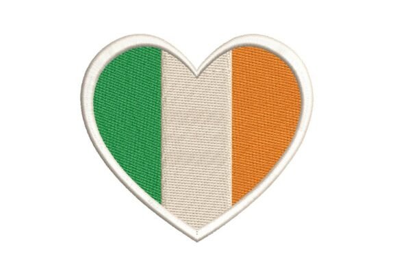 Review: Irish Flag Heart Embroidery Design