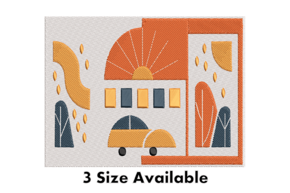 Review: Modern Cityscape Embroidery Design