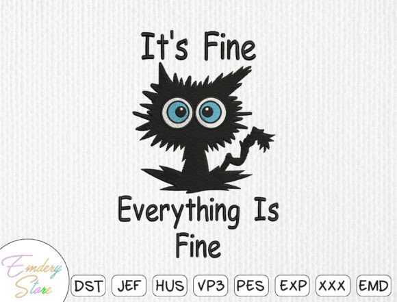 Reviewing It’s Fine Cat Embroidery for Apparel