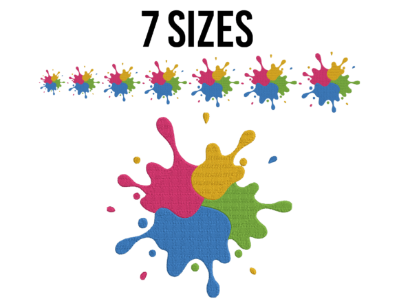 Reviewing the Color Splash Embroidery Design