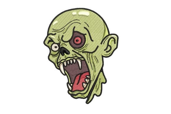 Scary Zombie Head Embroidery Design Review