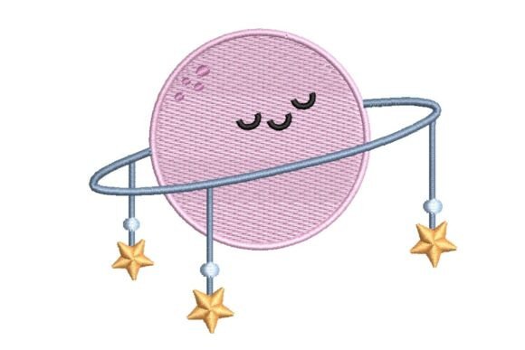 Sweet Sleeping Planet Mobile Embroidery Review