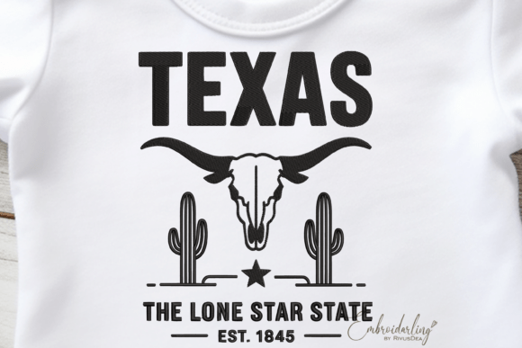 Texas USA State Embroidery Design Review
