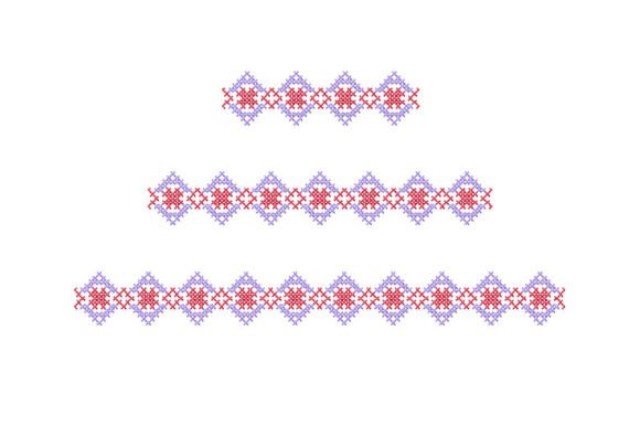 Ukrainian Border Cross Stitch for Business Merch
